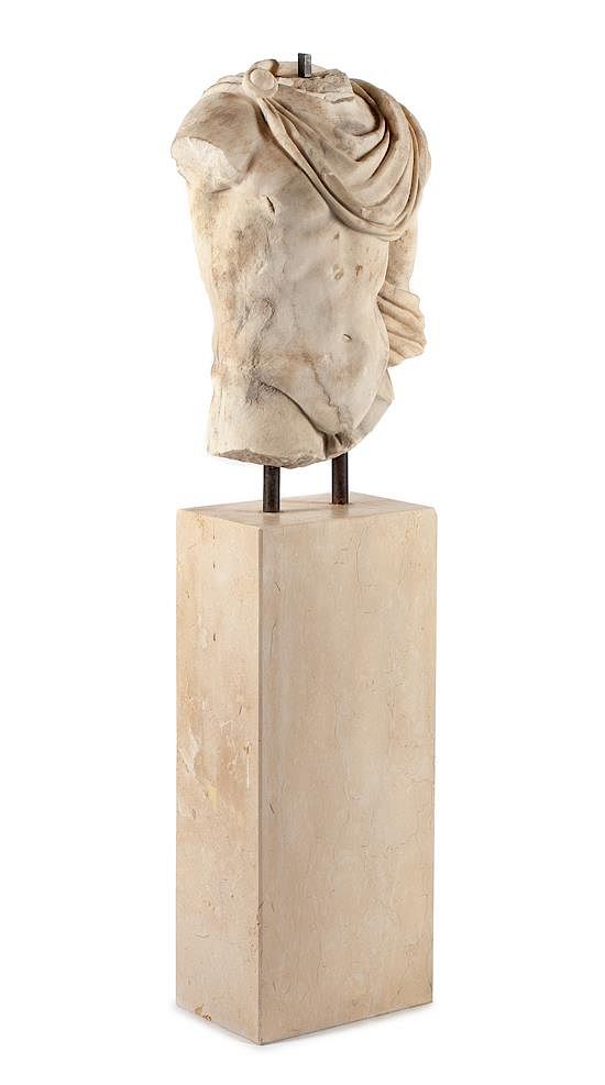 Appraisal: An Italian Marble Torso Height x width x depth inches