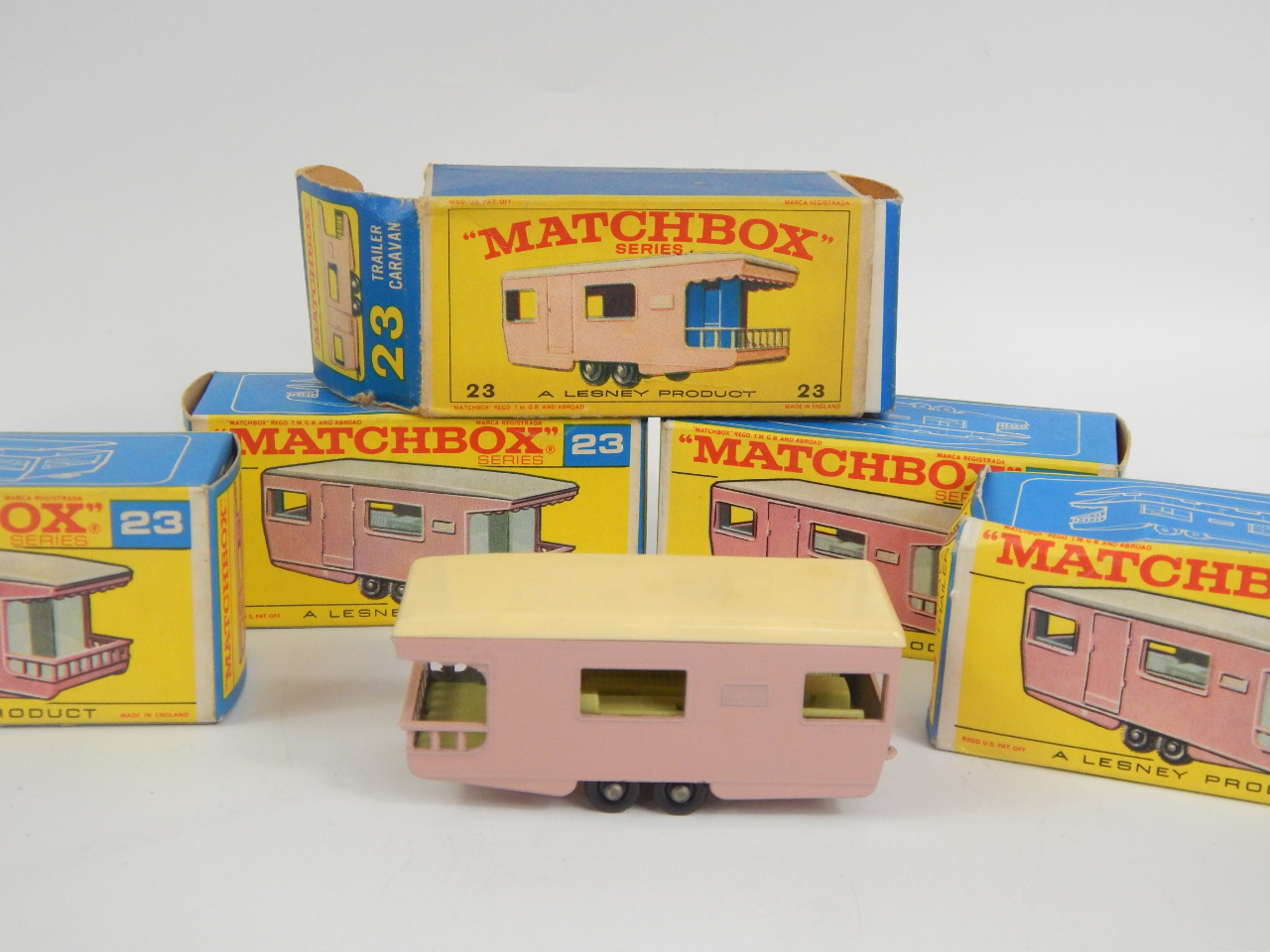 Appraisal: A Matchbox Lesney Series die cast vehicle caravan trailer No