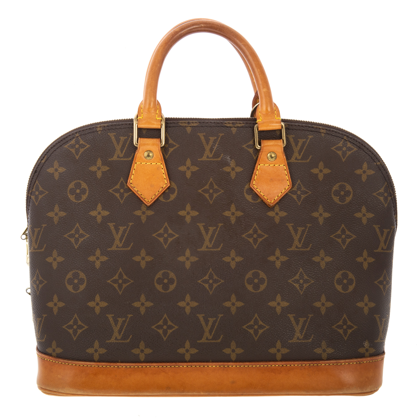 Appraisal: A LOUIS VUITTON MONOGRAM ALMA PM A brown and tan