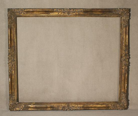 Appraisal: Louis XV Style Giltwood Frame th Century Sight size -