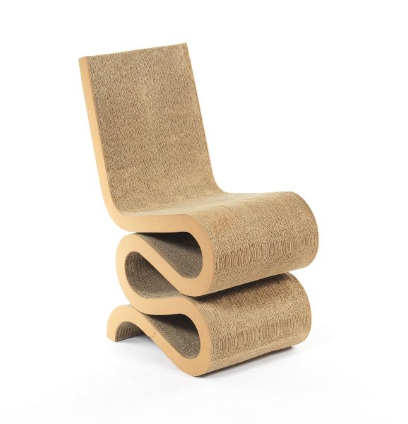 Appraisal: Frank Gehry Wiggle Chair x x Originally designed in Corrugated