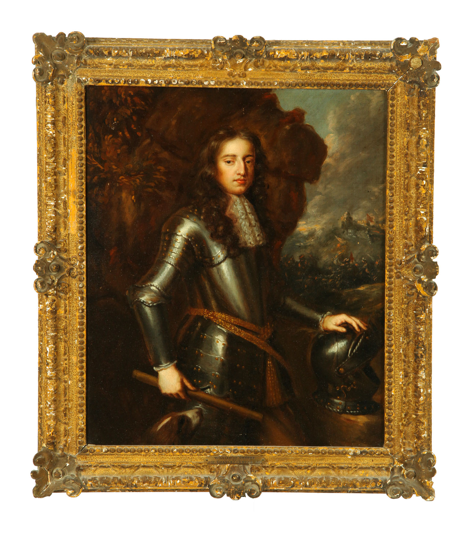 Appraisal: PORTRAIT OF WILLIAM OF ORANGE AFTER PETER LELY EUROPEAN SCHOOL