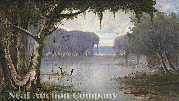 Appraisal: Joseph Rusling Meeker American Louisiana Missouri - Near Bayou Placqueimny