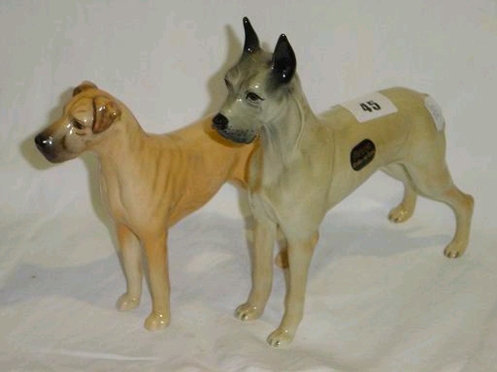 Appraisal: A Beswick model of a Great Dane marked to base