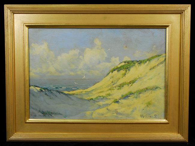 Appraisal: ARTHUR DIEHL American - DUNES oil on board signed and