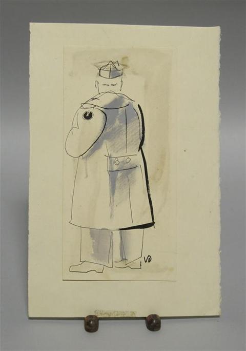 Appraisal: VICTOR DE PAUW AMERICAN - SOLDIER IN WINTER COAT c