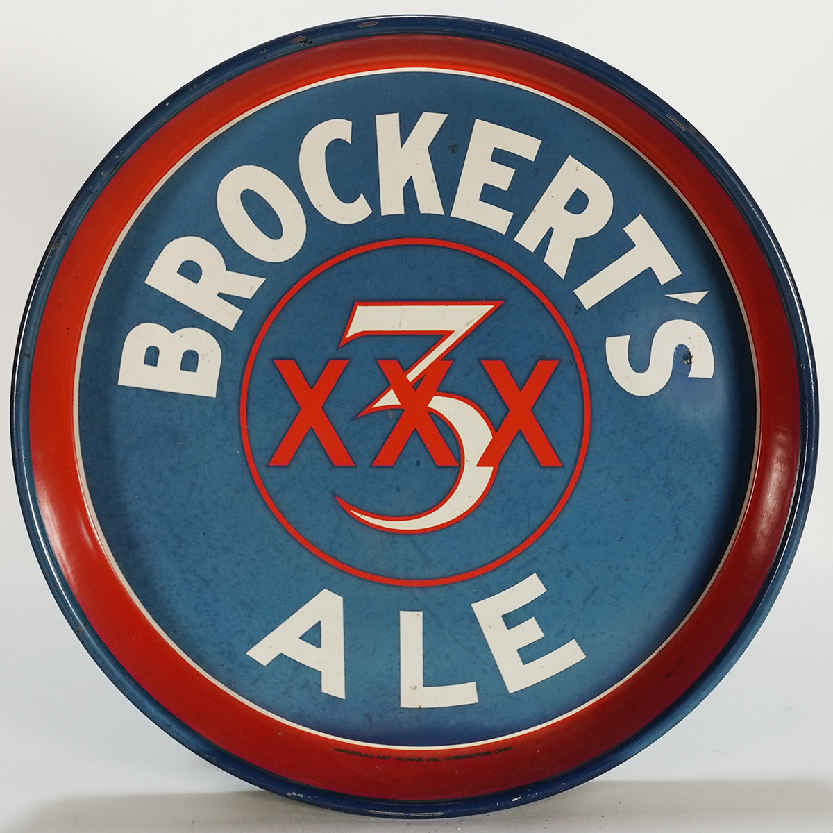 Appraisal: Brockerts Ale Triple X TrayReference n aBrewery Brockert Brewing Worcester