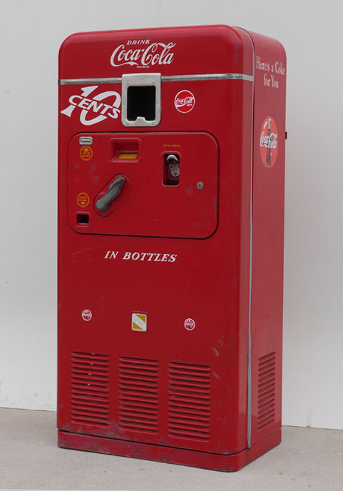 Appraisal: FULLY FUNCTIONAL 'S COCA COLA CENT VMC VENDING MACHINE Vendorlator