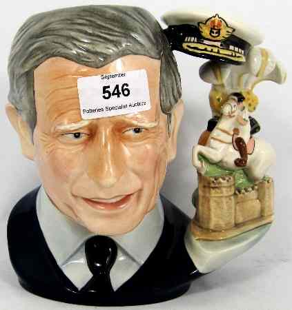 Appraisal: Royal Doulton Large Character Jug Prince Charles D Jug of