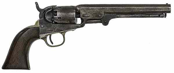 Appraisal: Colt Model Pocket Percussion Revolver cal '' octagonal barrel S