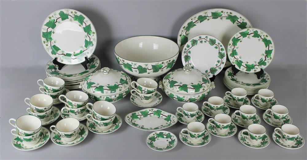 Appraisal: WEDGWOOD NAPOLEON IVY PART DINNER SERVICE including dinner plates dia