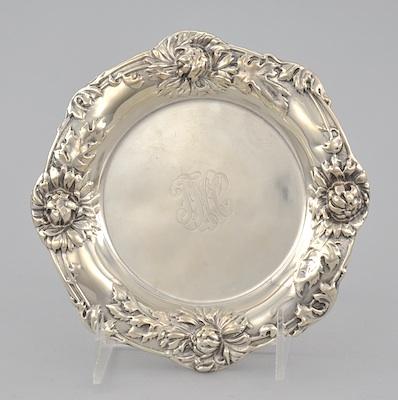 Appraisal: A Sterling Silver Dish by Dominick Haff With a deep