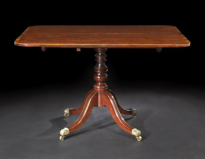 Appraisal: George III Mahogany Breakfast Table fourth quarter th century and