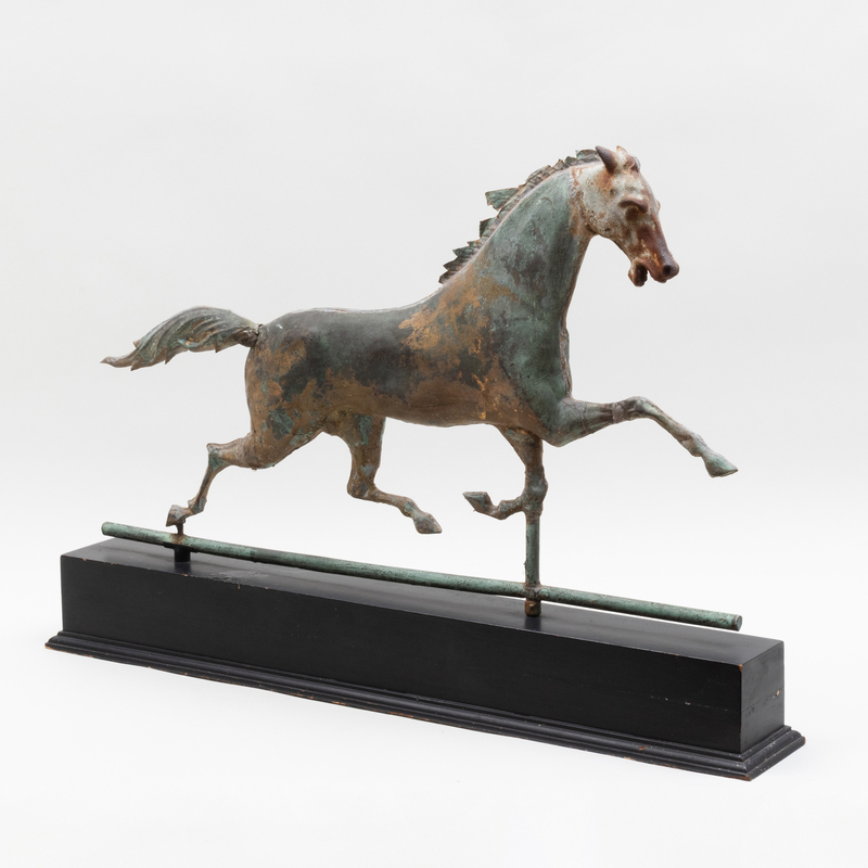 Appraisal: American Copper Horse Weathervane x in x in overall Condition