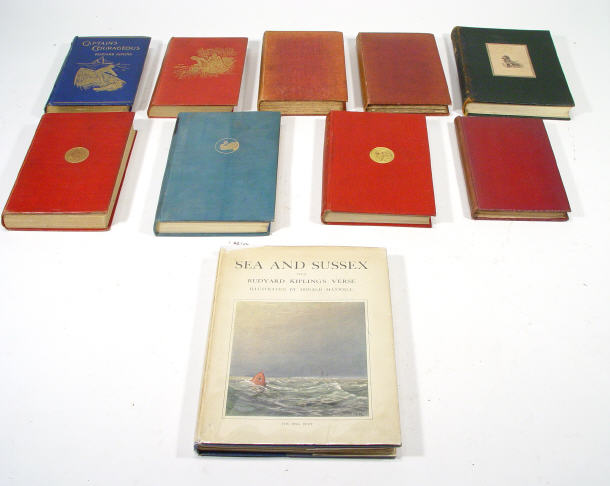 Appraisal: Rudyard Kipling 'Sea and Sussex' illustrated by Donald Maxwell 'Captain