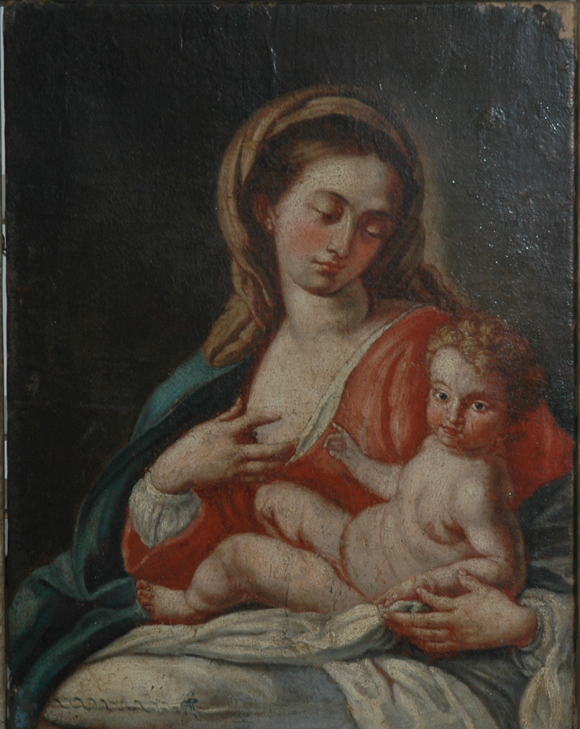 Appraisal: Italian School th th Century Madonna and Child Oil on