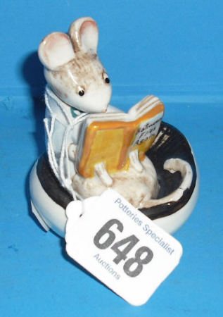 Appraisal: Beswick Figure A Good Read From The Kitty Mcbride Series