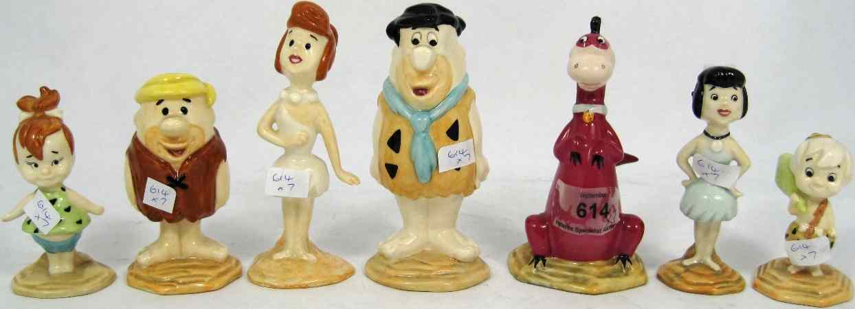 Appraisal: Beswick set of Flinstone Figures Comprising Fred Wilma Barney Betty