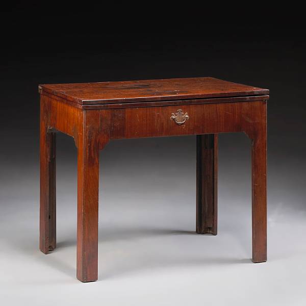 Appraisal: A George III mahogany architect's table last quarter th century