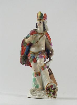 Appraisal: A Meissen figure of an Indian squaw wearing a skirt