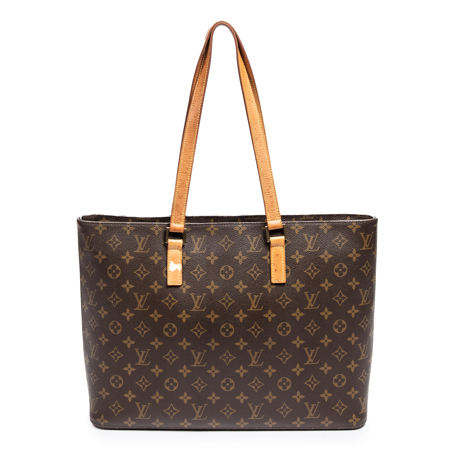 Appraisal: A LOUIS VUITTON MONOGRAM LUCO A brown and tan Monogram