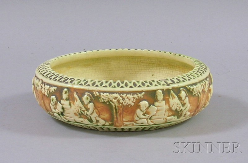 Appraisal: Roseville Pottery Donatello Bulb Bowl