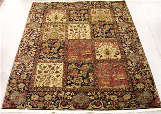 Appraisal: Bokhara design carpet panels India ' '' x ' ''