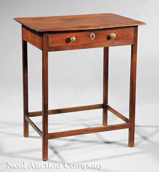 Appraisal: A George III Mahogany Side Table early th c rectangular