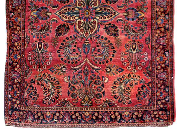 Appraisal: A Hamadan rug size approximately ft in X ft in