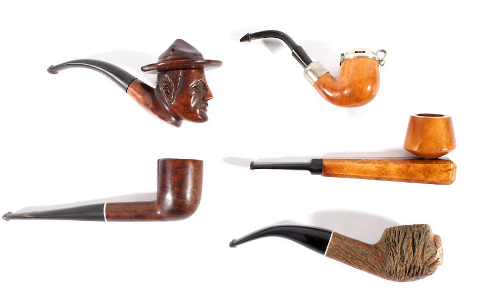 Appraisal: Collection of Assorted Wooden Smoking Pipes For your consideration in