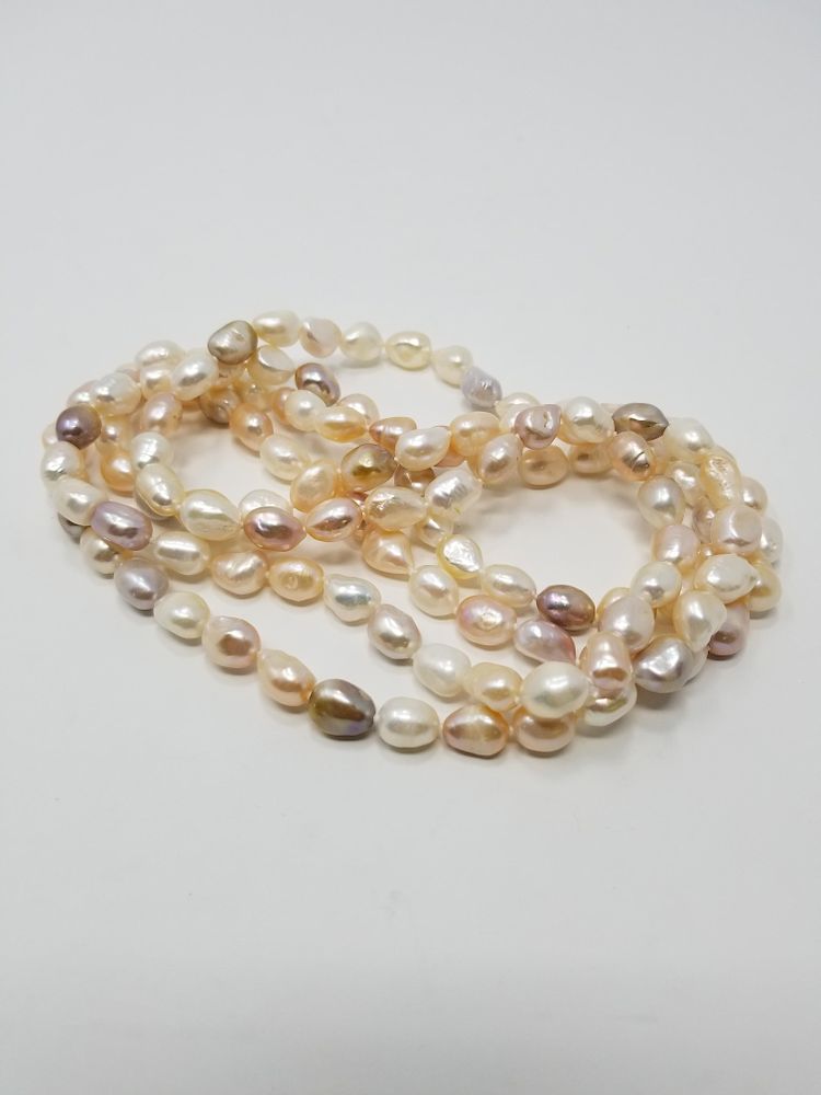 Appraisal: Strand of Multi-Colored Freshwater Pearls - in Length in Approx