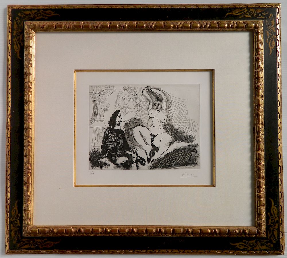 Appraisal: Pablo Picasso aquatint Pablo Picasso Spanish - - ''Series ''