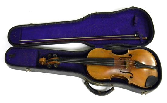 Appraisal: Violin early th C inside label reads Jacobus Stainer in