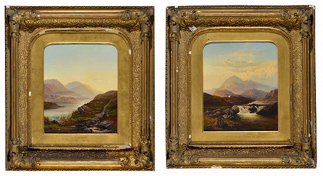 Appraisal: CHARLES LESLIE - 'Evening Snowdon from Capel Curig North Wales'