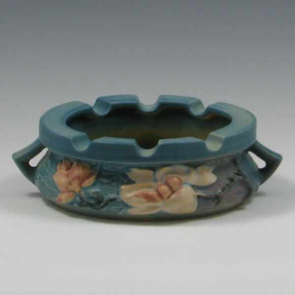 Appraisal: Roseville Magnolia Ash Tray marked Roseville USA tiny glaze chip