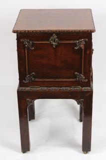 Appraisal: George II mahogany commode George II mahogany commode circa the