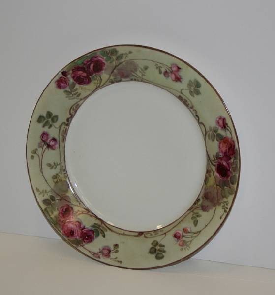 Appraisal: Franz A Bischoff - Plate with Red Roses signed 'FA