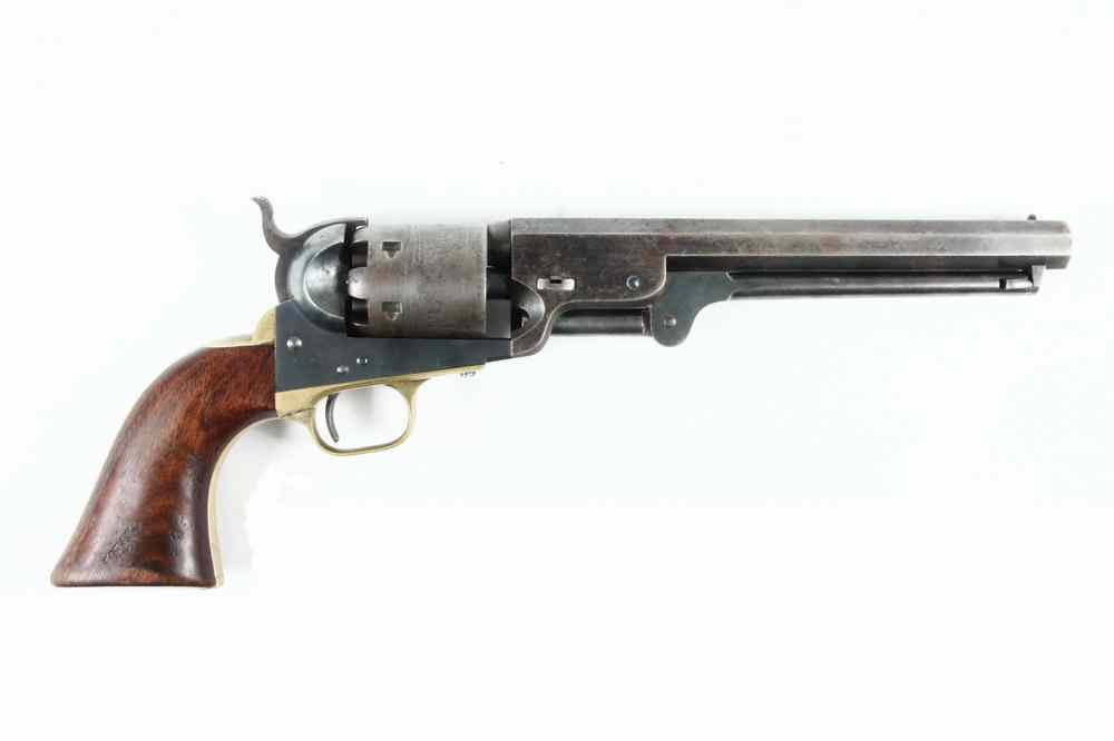 Appraisal: NAVY COLT REVOLVER - Six-Shot Black Powder Revolver marked 'Address