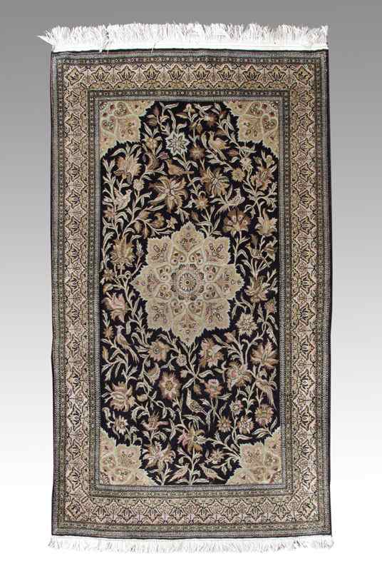 Appraisal: MODERN SINO PERSIAN HAND KNOTTED RUG ' '' x '