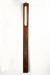 Appraisal: BAROMETER - Mid th c rosewood wall mounted stick barometer