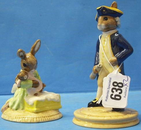 Appraisal: Royal Doulton Bunnykins Figures Captain Cook DB And Sweet Dreams