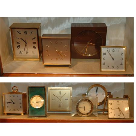 Appraisal: Group of Desk Clocks Estimate -