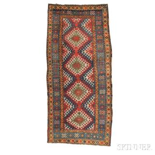 Appraisal: Antique Karabagh Rug Southern Caucasus c ft in x ft