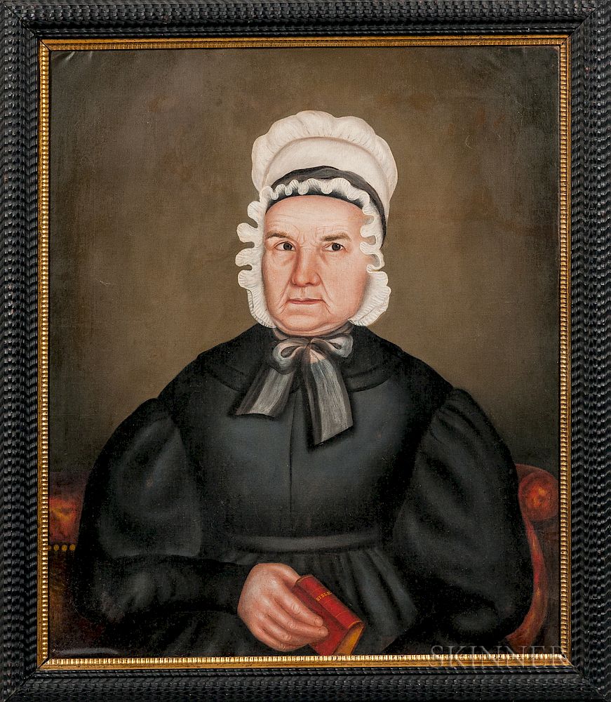 Appraisal: Royal Brewster Smith Maine - Portrait of an Older Woman