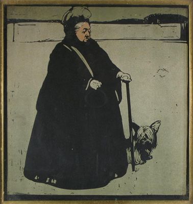 Appraisal: William Nicholson - Queen Victoria Edward VII Two lithographs Each