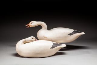 Appraisal: Snow Goose Pair by Keith Mueller b Snow Goose PairKeith