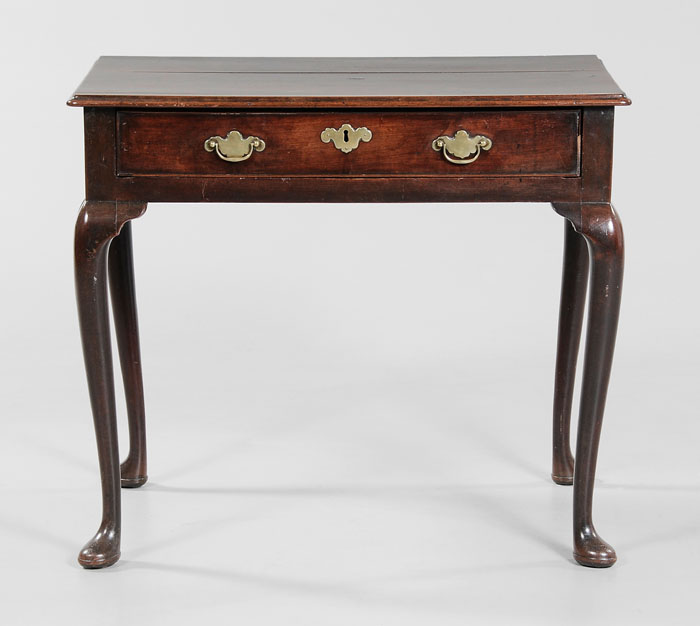 Appraisal: Queen Anne Mahogany Dressing Table probably Irish th century molded