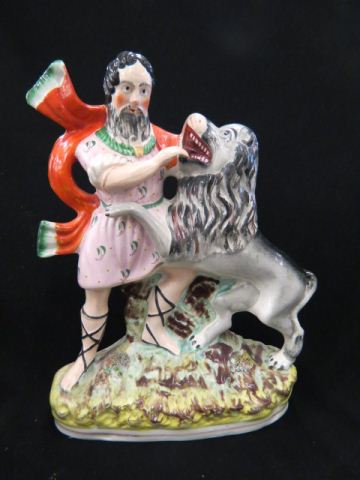 Appraisal: Staffordshire Figurine of Daniel the Lion