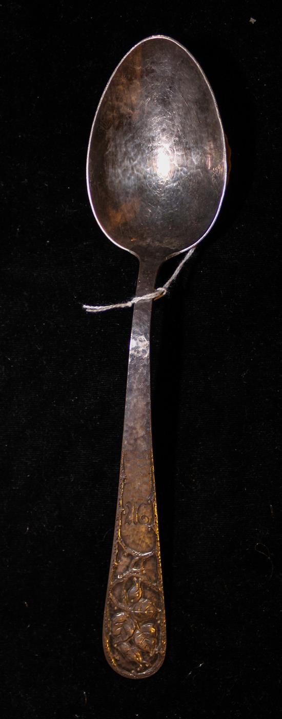 Appraisal: Sale Lot An American Arts Crafts Stuffing Spoon Marshall Field