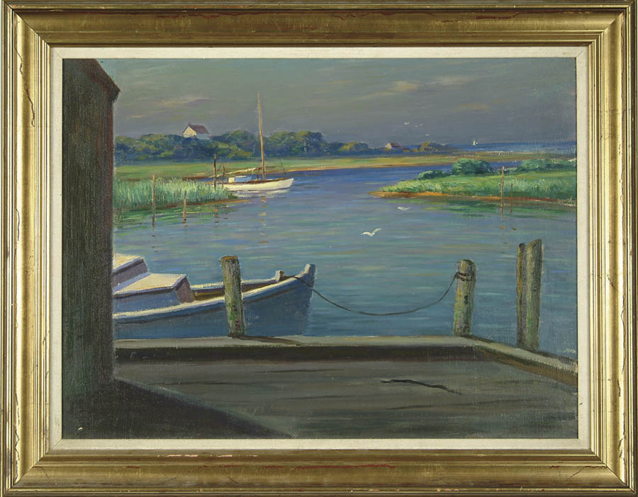 Appraisal: ELIOT CANDEE CLARK American - GWYNN S ISLAND VIRGINIA Oil